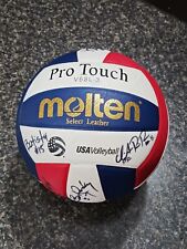 Equipo de voleibol Molten Pro Touch USA firmado segunda mano  Embacar hacia Argentina