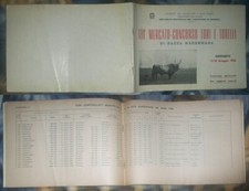 CATALOGO IMERCATO CONCORSO TORI TORELLI RAZZA MAREMMANAGROSSETO MAGGIO 1962 , usado comprar usado  Enviando para Brazil