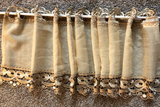Sheer valances beige for sale  Mount Orab