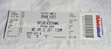 Ticket stub april for sale  Spokane