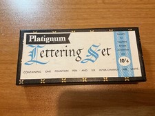 Vintage platignum calligraphy for sale  ROSSENDALE
