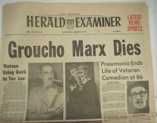 Groucho marx dies for sale  Boerne
