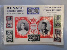 Monaco serie timbres d'occasion  La Caillère-Saint-Hilaire