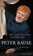 Man stirbt doch gebraucht kaufen  Berlin