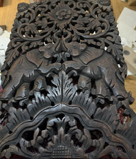 Hand carved wooden for sale  Arlington