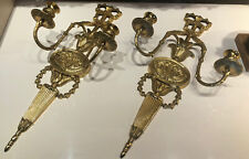 Gilded bronze sconces d'occasion  Expédié en Belgium