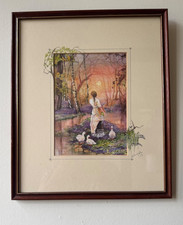Vintage framed water for sale  BARNET