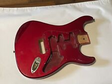 Corpo de guitarra coreano Kramer Striker 300º madeira compensada vermelha década de 1980 pronto para Kahler comprar usado  Enviando para Brazil