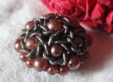 Vintage 2.9cm beaded d'occasion  Expédié en Belgium