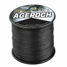 Linha de pesca trançada Dyneema forte 4 e 8 fios 100M-2000M preta 6 lb-300 lb comprar usado  Enviando para Brazil