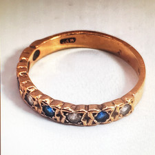 1909 hallmarked 9ct for sale  LEATHERHEAD