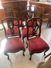 Set sedie barocco usato  Torino