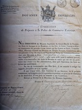 Douanes imperiales 1811 d'occasion  Ajaccio-