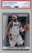 Vince Carter PSA 10 GEM MT 2013 Panini Prizm NBA Dallas Mavericks classificação SP comprar usado  Enviando para Brazil