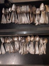 Versilberte besteckteile silbe gebraucht kaufen  Dresden