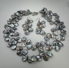 Keshi grey pearl for sale  Astoria
