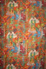 Roupa de cama 100% algodão indiana feita à mão com estampa Frida tamanho queen gurdi comprar usado  Enviando para Brazil