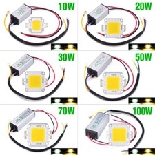 Usado, Fonte de driver LED LED SMD lâmpada chip 10W 20W 30W 50W 100W alta potência à prova d'água comprar usado  Enviando para Brazil
