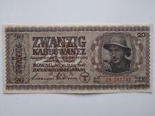 20 karbowanez, Zentralnotenbank Ukraine, 1942 na sprzedaż  PL