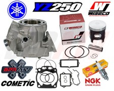 Kit de reconstrução de extremidade superior Yamaha YZ250 YZ 250 cilindro pistão Wiseco Cometic 1999-2025 comprar usado  Enviando para Brazil
