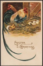 Easter greetings postcard for sale  BRIGHTON