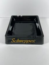 Schweppes black ashtray for sale  WORTHING