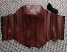 Leather corset bodice for sale  DEESIDE