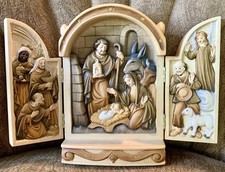 Wood triptych nativity for sale  Indianapolis