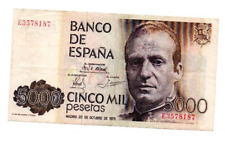 Spagna 5000 pesetas usato  Padova
