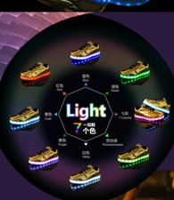 Tênis de LED Low-Top Light Up para mulheres homens casais hip hop  comprar usado  Enviando para Brazil