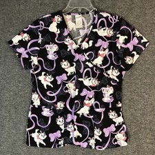 Blusa esfoliante feminina Disney preta lavanda e arco rosa Aristocats Marie Kitten P comprar usado  Enviando para Brazil