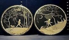 Pair vintage silhouette for sale  Holmes