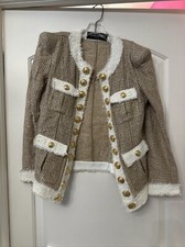 Balmain beige white for sale  Pasadena