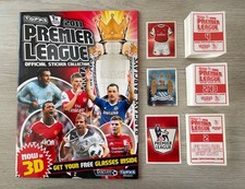 Juego completo de pegatinas y álbum vacío Topps Premier League 2011 raro segunda mano  Embacar hacia Mexico