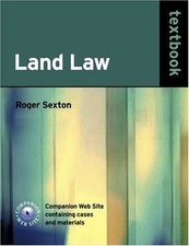 Land law textbook for sale  USA