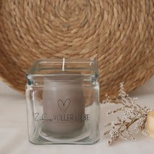 Windlicht glas aufschrift gebraucht kaufen  Abtsgmünd