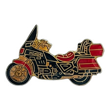 Usado, Broche chapéu de lapela vintage Honda Gold Wing motocicleta lembrança presente motociclista comprar usado  Enviando para Brazil