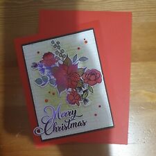 Poinsettia handmade greeting for sale  LONDON