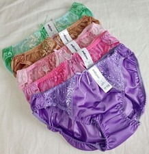 [Conjunto com 5] Calcinha japonesa tricot bordado floral brilhante náilon 230 EUA XL/JP 4L comprar usado  Enviando para Brazil