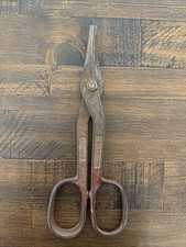 Tesoura de corte de chapa de aço forjada vintage de metal resistente EUA 10” comprar usado  Enviando para Brazil