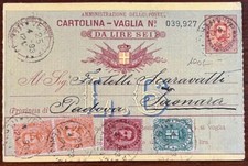 Storia postale cartolina usato  Salizzole