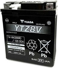 Batteria moto gtz8v usato  Misterbianco