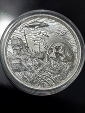 Moeda redonda de prata fina UHR 2 onças troy .999 - Privateer Series - Davy Jones Locker comprar usado  Enviando para Brazil