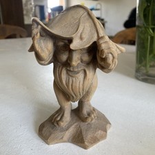 Gnomo folletto intagliato usato  Cesena