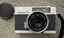 De colección ~ Cámara Konica C35 35 mm ~ lente Hexanon 1:2,8 f = 38 mm ~ como está segunda mano  Embacar hacia Mexico
