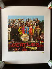 THE BEATLES Sgt. Pôster litografia 1993 Pepper's Lonely Hearts Club Band 23x27, usado comprar usado  Enviando para Brazil