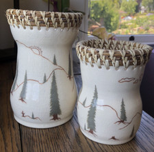 Pair hand painted for sale  Vallejo