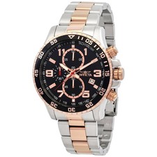 Usado, Invicta Specialty cronógrafo mostrador preto relógio masculino aço inoxidável 14877 comprar usado  Enviando para Brazil