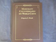 1989 1st ed - MERCHANT COUNTERMARKS on WORLD COINS Gregory Brunk rd11 comprar usado  Enviando para Brazil