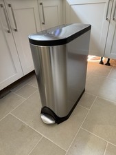 Simplehuman 40l stainless for sale  MAIDENHEAD